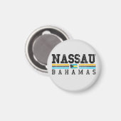 Nassau Bahamas Flag Magnet Urlaub Kreuzfahrt 242 (Vorderseite/Rückseite)