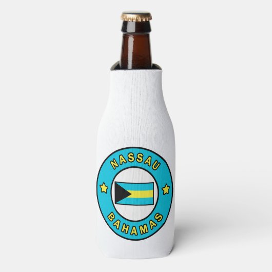 Nassau Bahamas Flaschenkühler (Flaschenvorderseite)