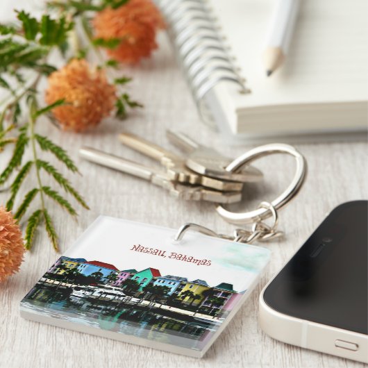 Nassau, Bahamas-Foto Schlüsselanhänger (Vorderseite rechts)