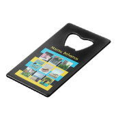 Nassau, Bahamas Geldbeutel Flaschenöffner (Vorderseite Schrägansicht)