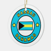 Nassau Bahamas Keramik Ornament (Links)