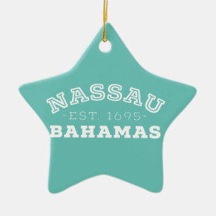 Nassau Bahamas Keramikornament