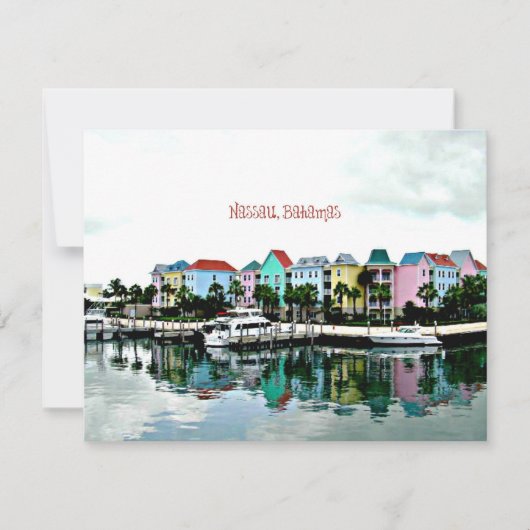 Nassau, Bahamas landschaftliche Aussicht (Vorderseite)