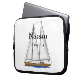 Nassau Bahamas Laptopschutzhülle (Vorderseite Links)