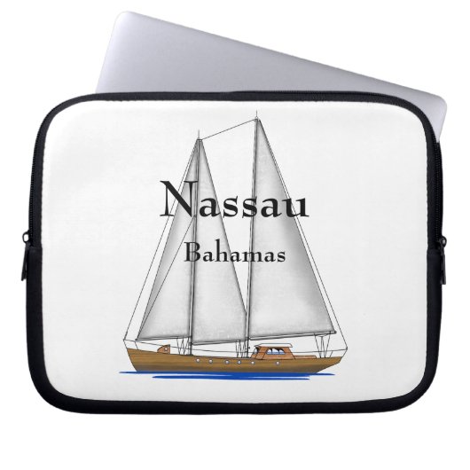 Nassau Bahamas Laptopschutzhülle (Vorderseite)