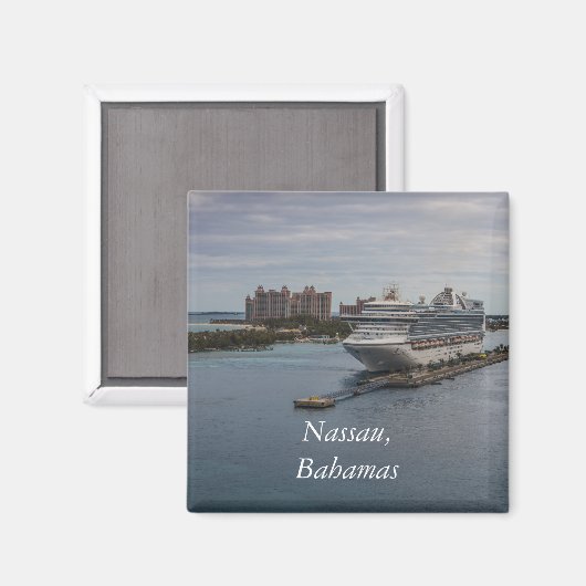 Nassau, Bahamas Magnet (Vorderseite/Rückseite)