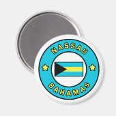 Nassau Bahamas Magnet (Vorderseite/Rückseite)