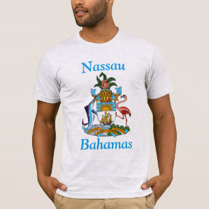 Nassau, Bahamas mit Wappen T-Shirt