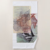 Nassau, Bahamas, Muscheln: Badetuch (Vorderseite)