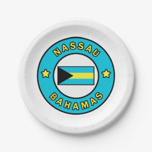 Nassau Bahamas Pappteller