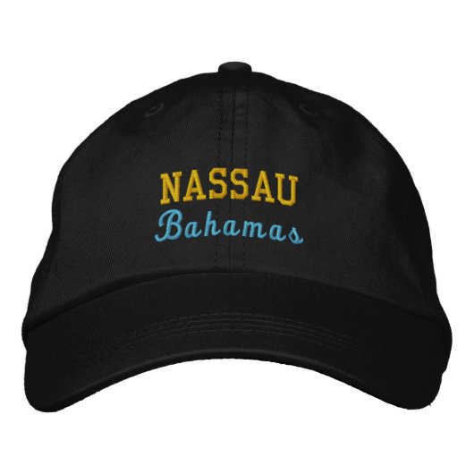 Nassau, Bahamas, Personalisiert anpassbarer Hut (Vorderseite)