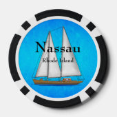 Nassau Bahamas Pokerchips (Rückseite)