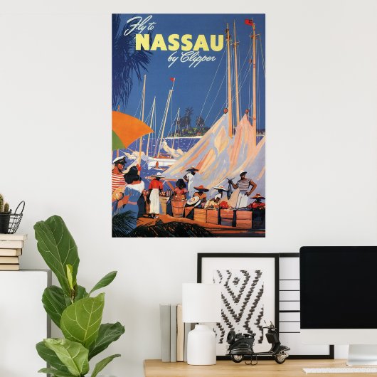 Nassau Bahamas Poster (Heimbüro)