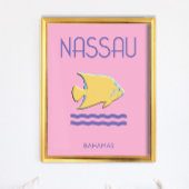 Nassau Bahamas Poster Wall Art Fisch