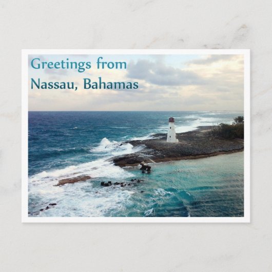 Nassau, Bahamas Postkarte (Vorderseite)