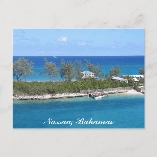 Nassau, Bahamas Postkarte (Vorderseite)