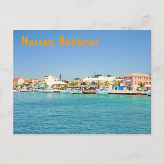 Nassau, Bahamas Postkarte (Vorderseite)