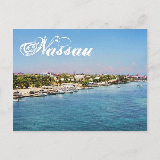 Nassau, Bahamas Postkarte (Vorderseite)