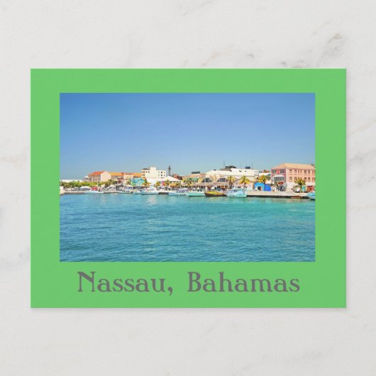 Nassau, Bahamas Postkarte (Vorderseite)