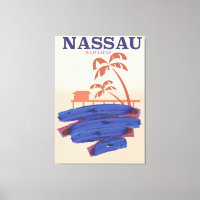 Nassau Bahamas Reisebeachposter