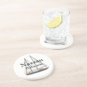 Nassau Bahamas Sandstein Untersetzer (Seite)