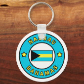 Nassau Bahamas Schlüsselanhänger (Vorderseite)