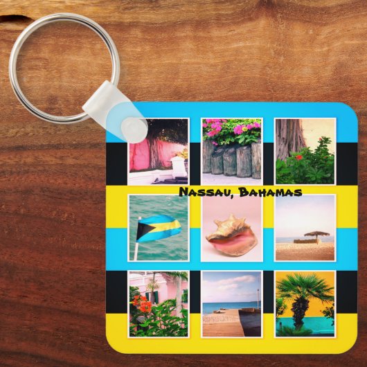 Nassau, Bahamas Schlüsselanhänger (Vorderseite)