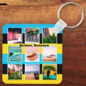 Nassau, Bahamas Schlüsselanhänger (Rückseite)