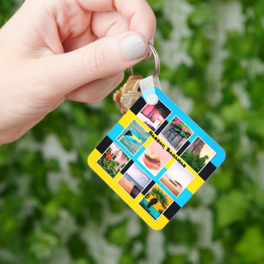 Nassau, Bahamas Schlüsselanhänger (Hand)