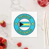 Nassau Bahamas Serviette (Beispiel)