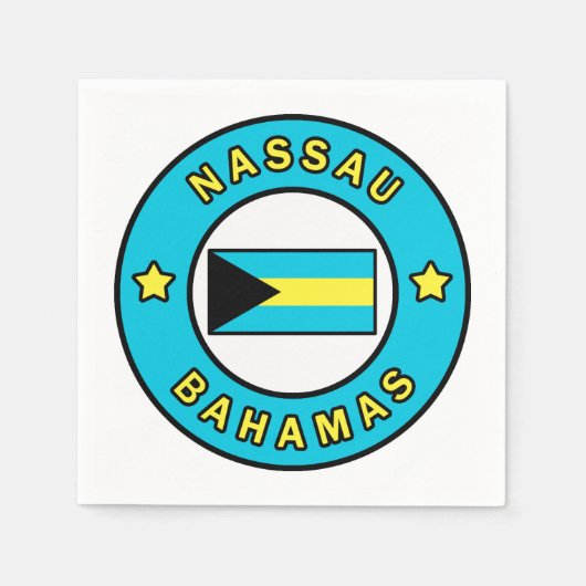Nassau Bahamas Serviette (Vorderseite)