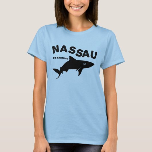 Nassau - Bahamas Shark Diving T - Shirt (Vorderseite)