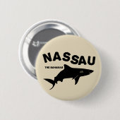 Nassau - Bahamas Shark Diving T - Shirt Button (Vorne & Hinten)
