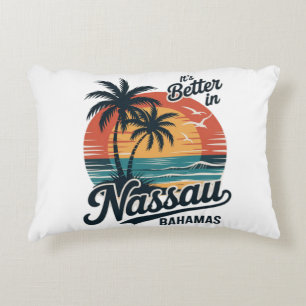 Nassau Bahamas Strand Sommer Dekokissen