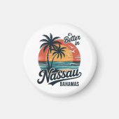 Nassau Bahamas Strand Sommer Magnet (Vorne)