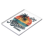 Nassau Bahamas Strand Sommer Notizblock (Linke Seite)