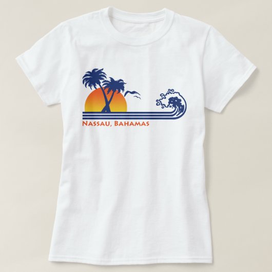 Nassau Bahamas T-Shirt (Design vorne)