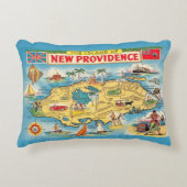 Nassau Bahamas Throw Pillow Dekokissen (Vorderseite)