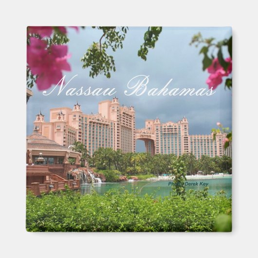 Nassau Bahamas Travel Foto Souvenir Kühlschrankmag Magnet (Vorne)