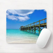 Nassau Bahamas Wooden Pier Mousepad (Mit Mouse)