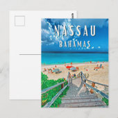 Nassau: Die paradiesische Insel der Bahamas Postkarte (Vorne/Hinten)