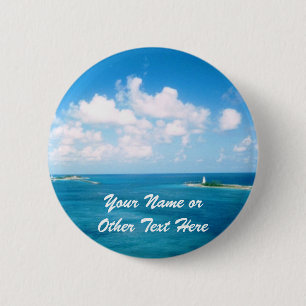 Nassau-Hafen-Name-Abzeichen Button