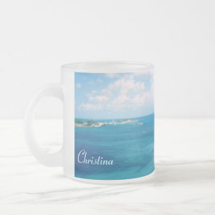 Nassau-Hafen-personalisierte mattierte Tasse