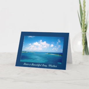 Nassau Harbour Custom Mother's Day Card Karte