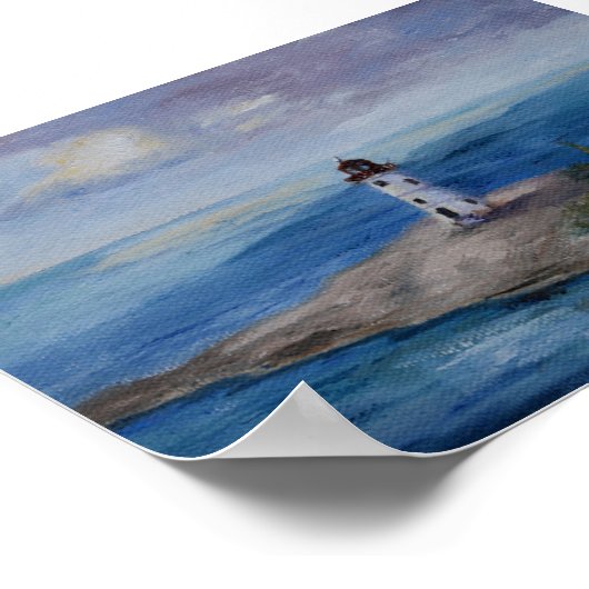 Nassau Harbour Lighthouse Poster (Ecke)