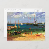 Nassau Harbour von Albert Bierstadt Postkarte (Vorne/Hinten)