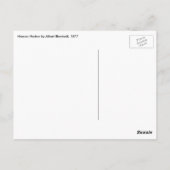 Nassau Harbour von Albert Bierstadt Postkarte (Rückseite)