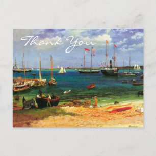 Nassau Harbour von Albert Bierstadt Postkarte