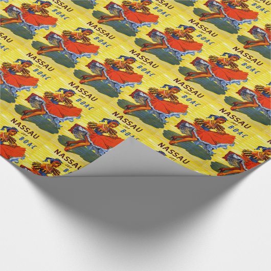 Nassau Jet Geschenkpapier (Ecke)