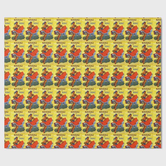Nassau Jet Geschenkpapier (Flach)